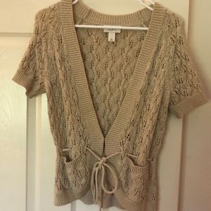 Ann Taylor Loft short sleeve cardigan